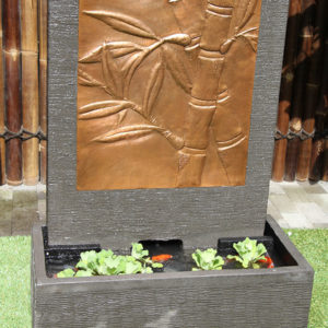 Bamboo Copper Wall Fountain