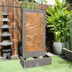 Bamboo Copper Wall Fountain