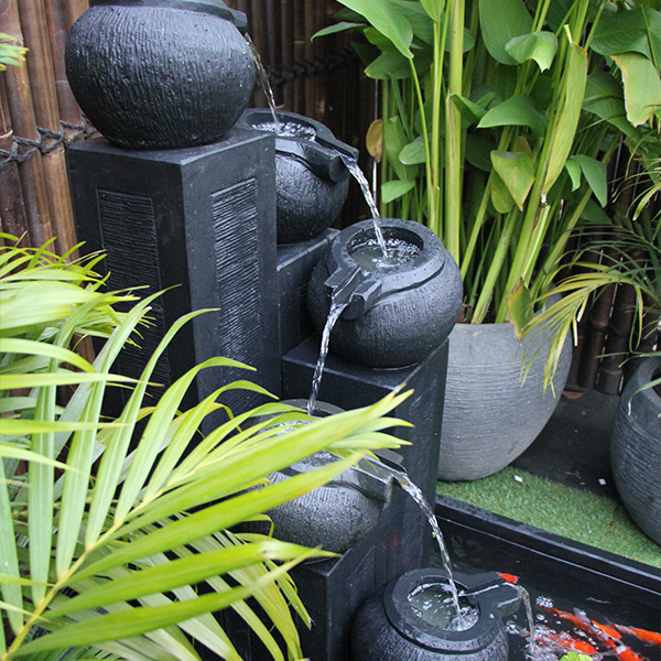Streaming Pots Fountain – Medium